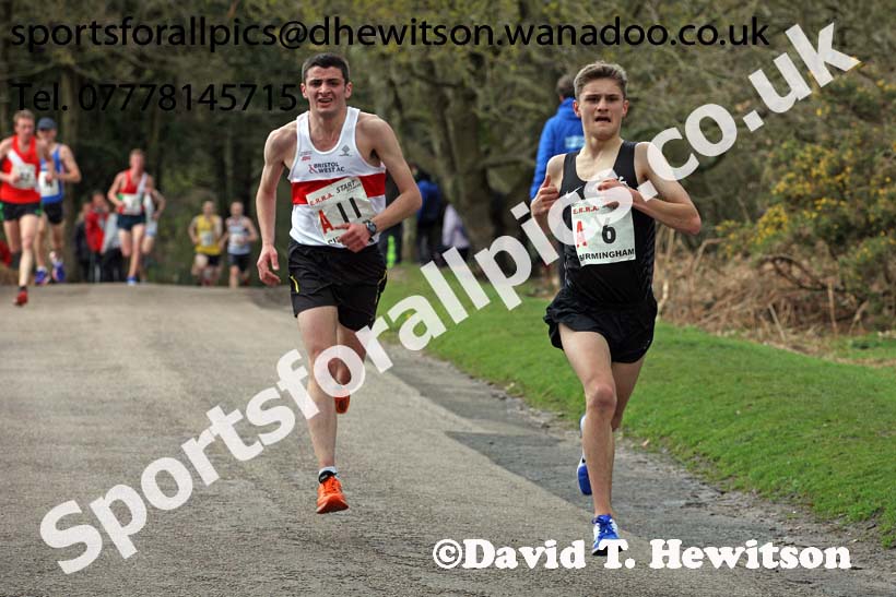 Senior mens English National 12 Stage Road Relay, 2016 English National 12 and 6 Stage Road Relays, Sutton Coldfield, Birmingham. Photo: David T. Hewitson/Sports for All Pics